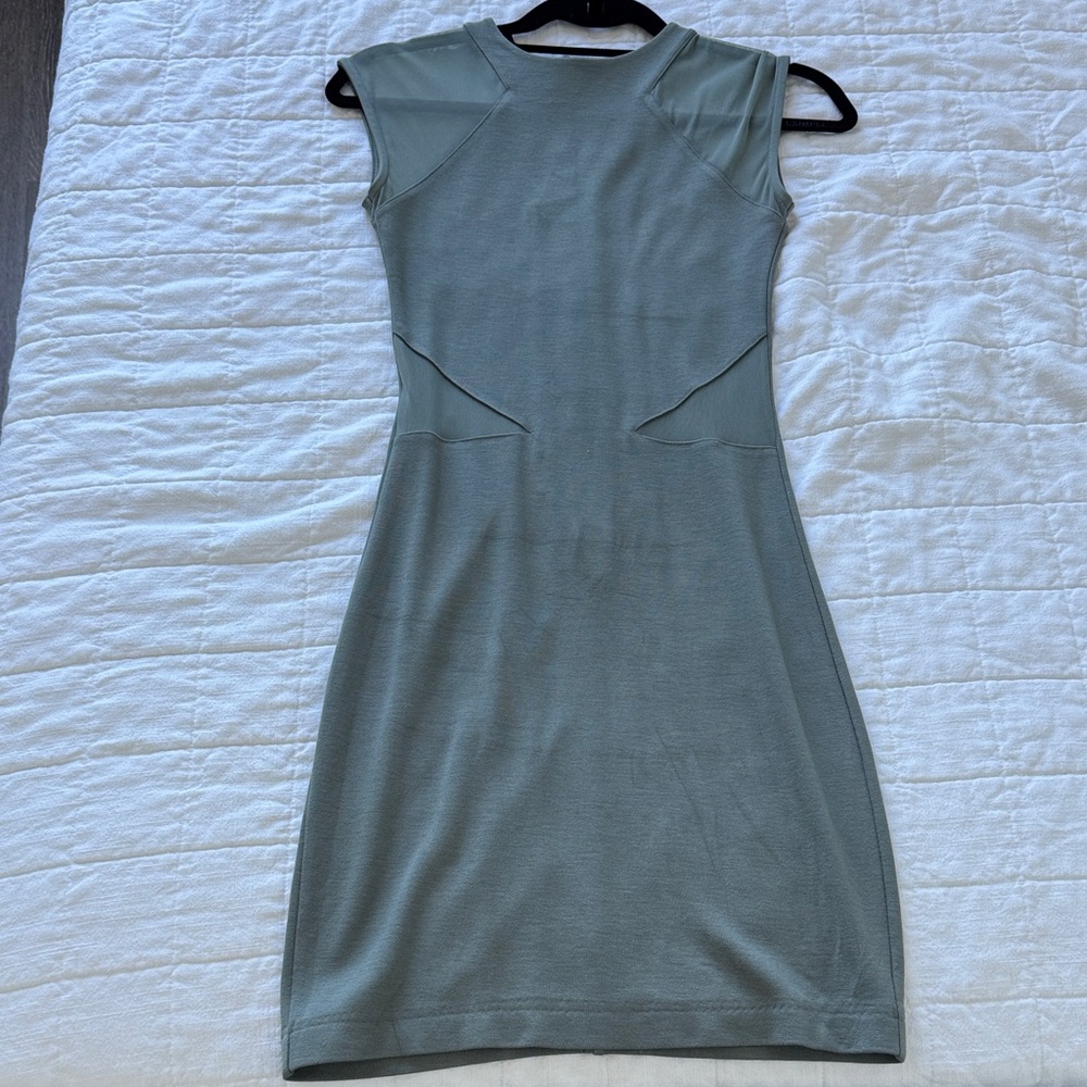 French Connection Sage Green Mini Dress